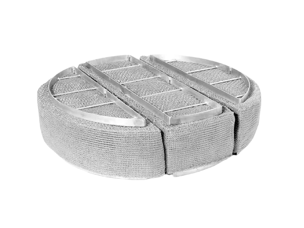 A stainless steel mist eliminator