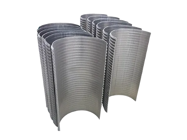 Many sieve bend screen arranged neatly